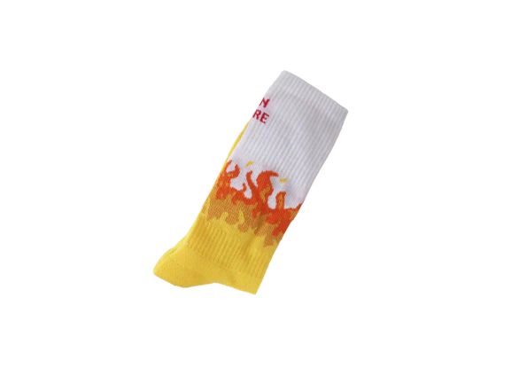 Gepersonaliseerde sport kousen on fire