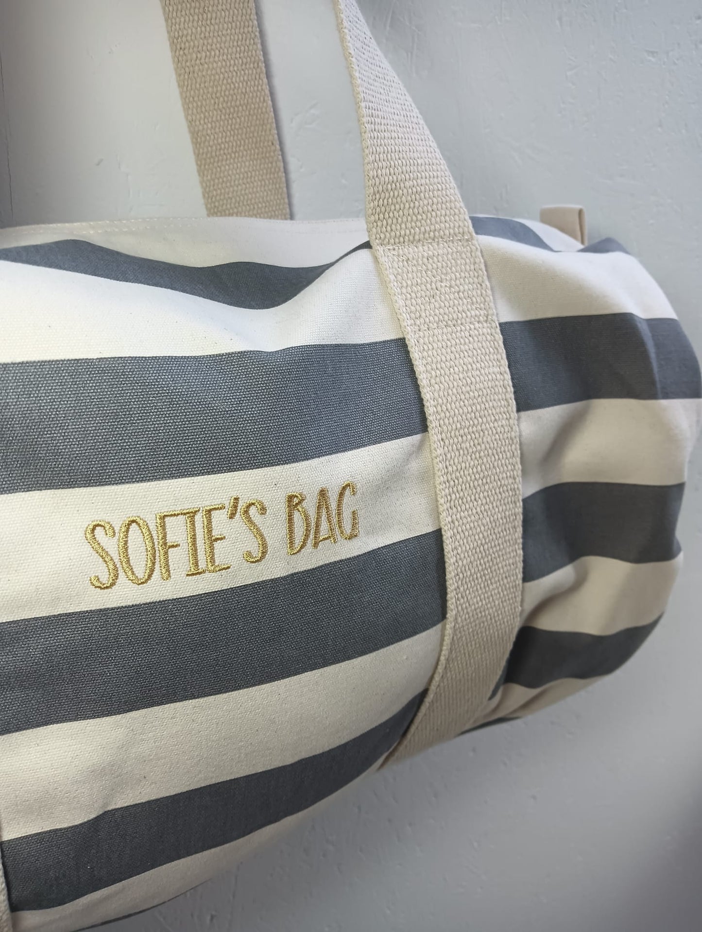 Ocean Breeze Weekendtas - Geborduurd