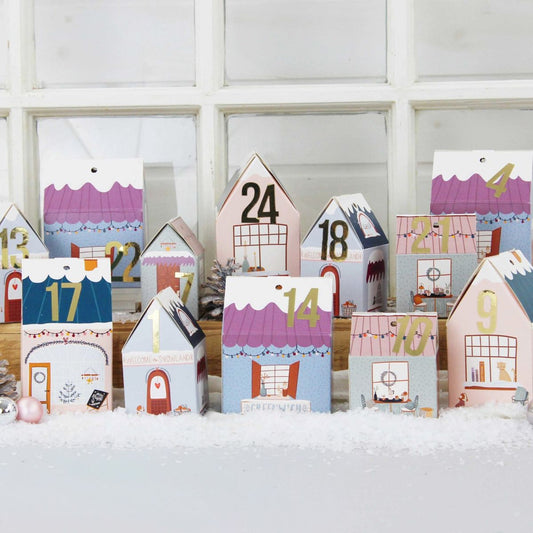 Adventskalender Kerstdorp – 24 Huisjes - Kletskop
