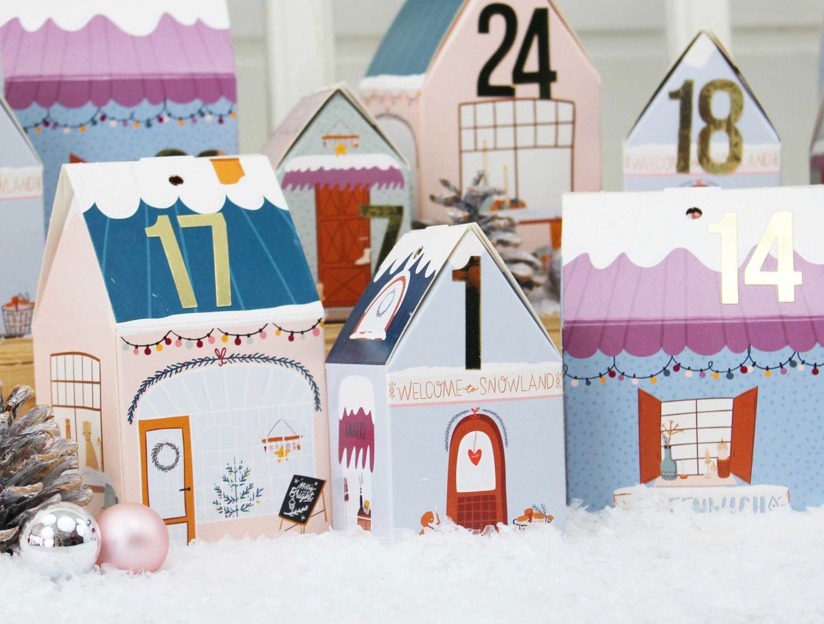 Adventskalender Kerstdorp – 24 Huisjes
