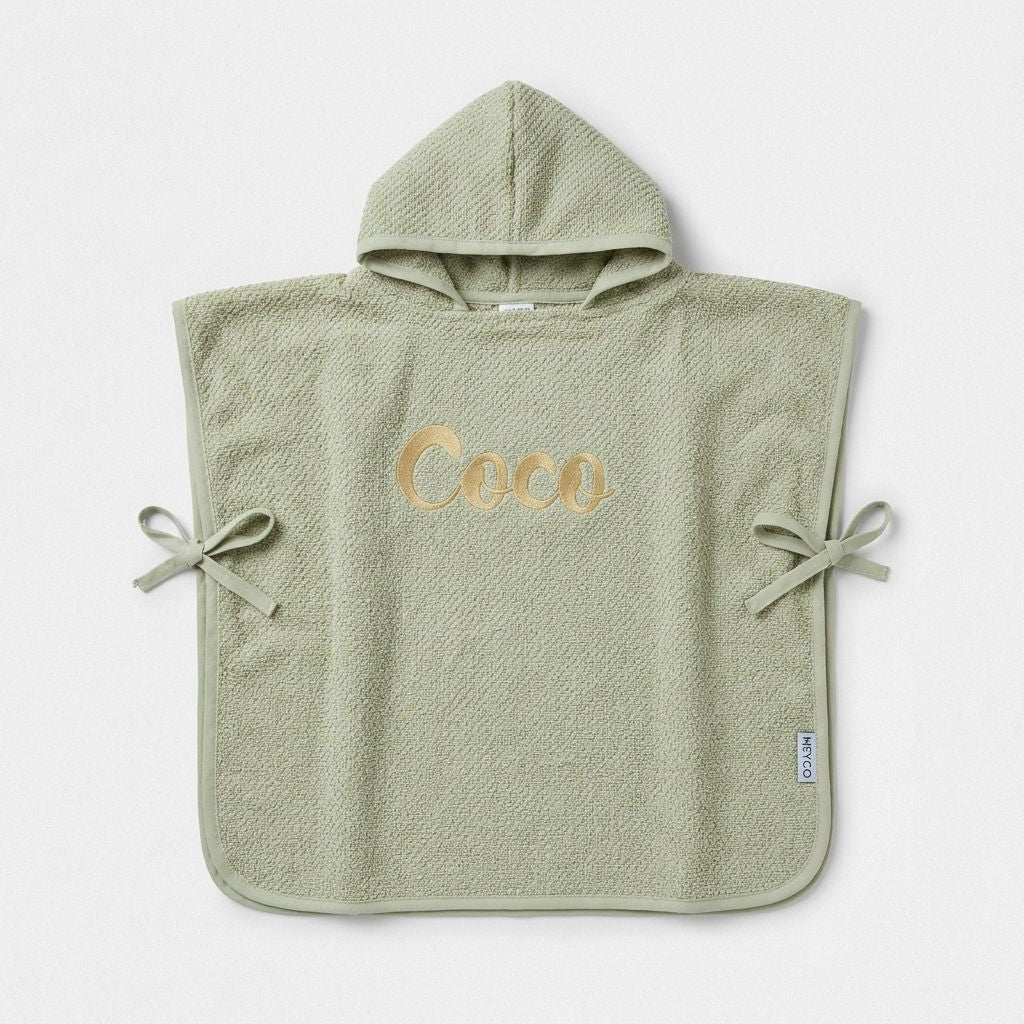 Badponcho op naam - Natural - Kletskop