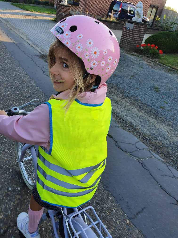 Gepersonaliseerd Fluovestje van wowow voor kinderen geborduurd met tekst of naam antwerpen