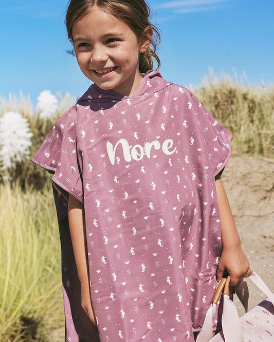 Fresk Kinder Poncho - Gepersonaliseerd - Kletskop