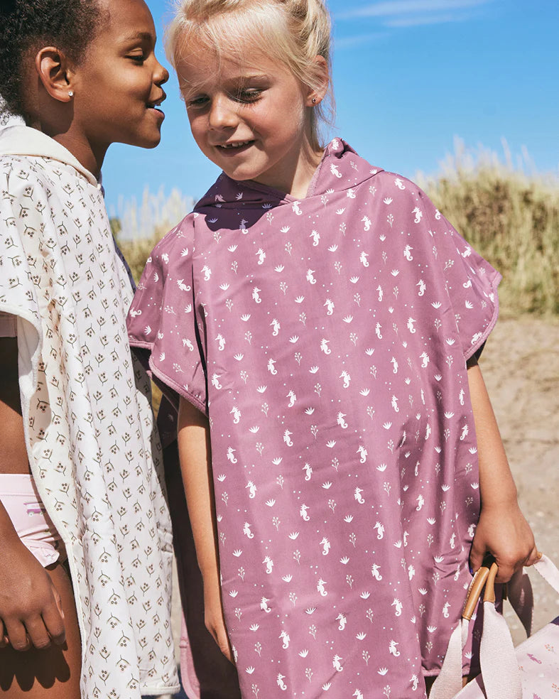 Fresk Kinder Poncho Surf Girl - Gepersonaliseerd
