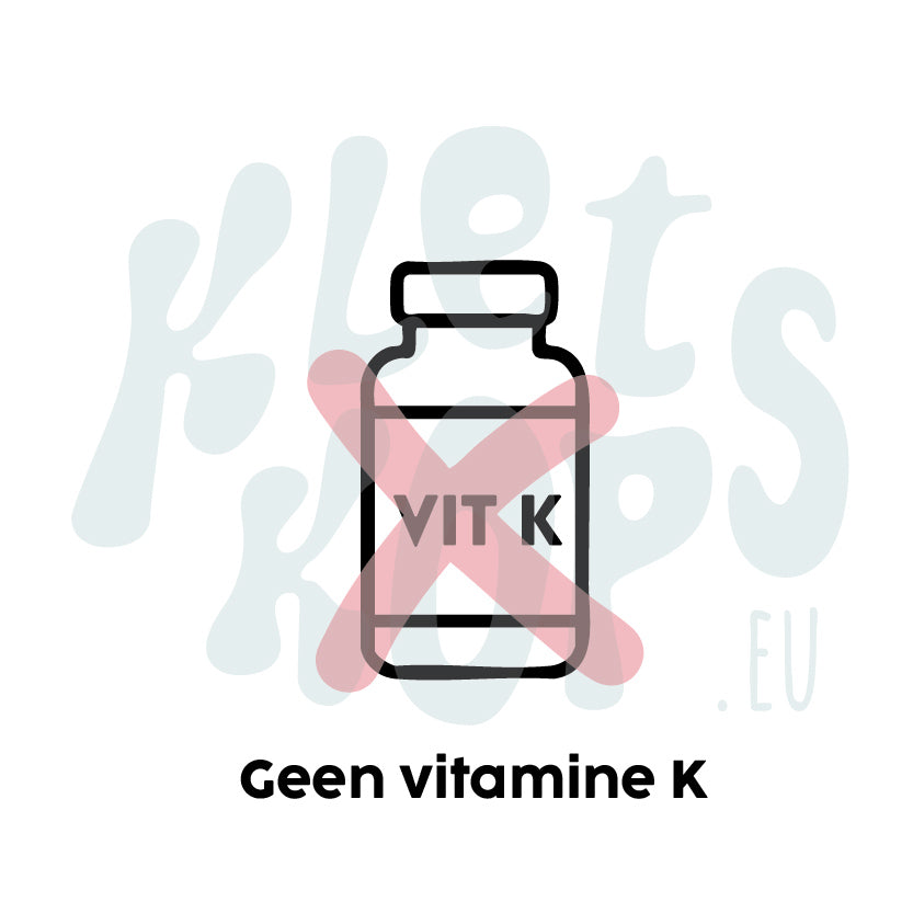 Geboorteplan met symbolen gratis te downloaden met wens geen vitamine K toe te dienen