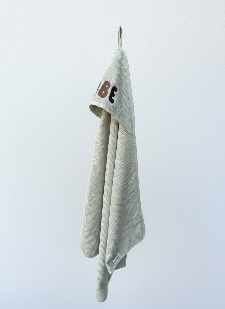 Badcape op naam - Olive