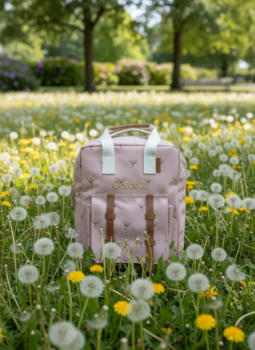 Dandelion Rugzakje van Fresk geborduurd met naam kindje