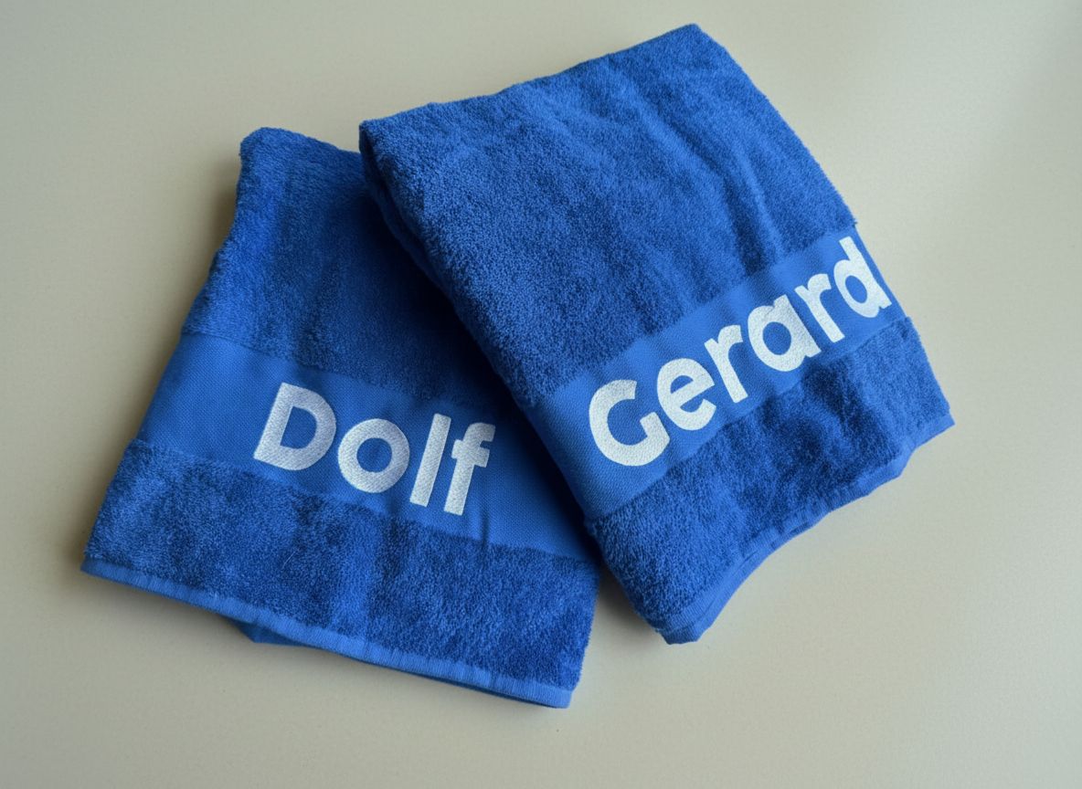 Handdoek 100 cm x 50 cm - Geborduurd