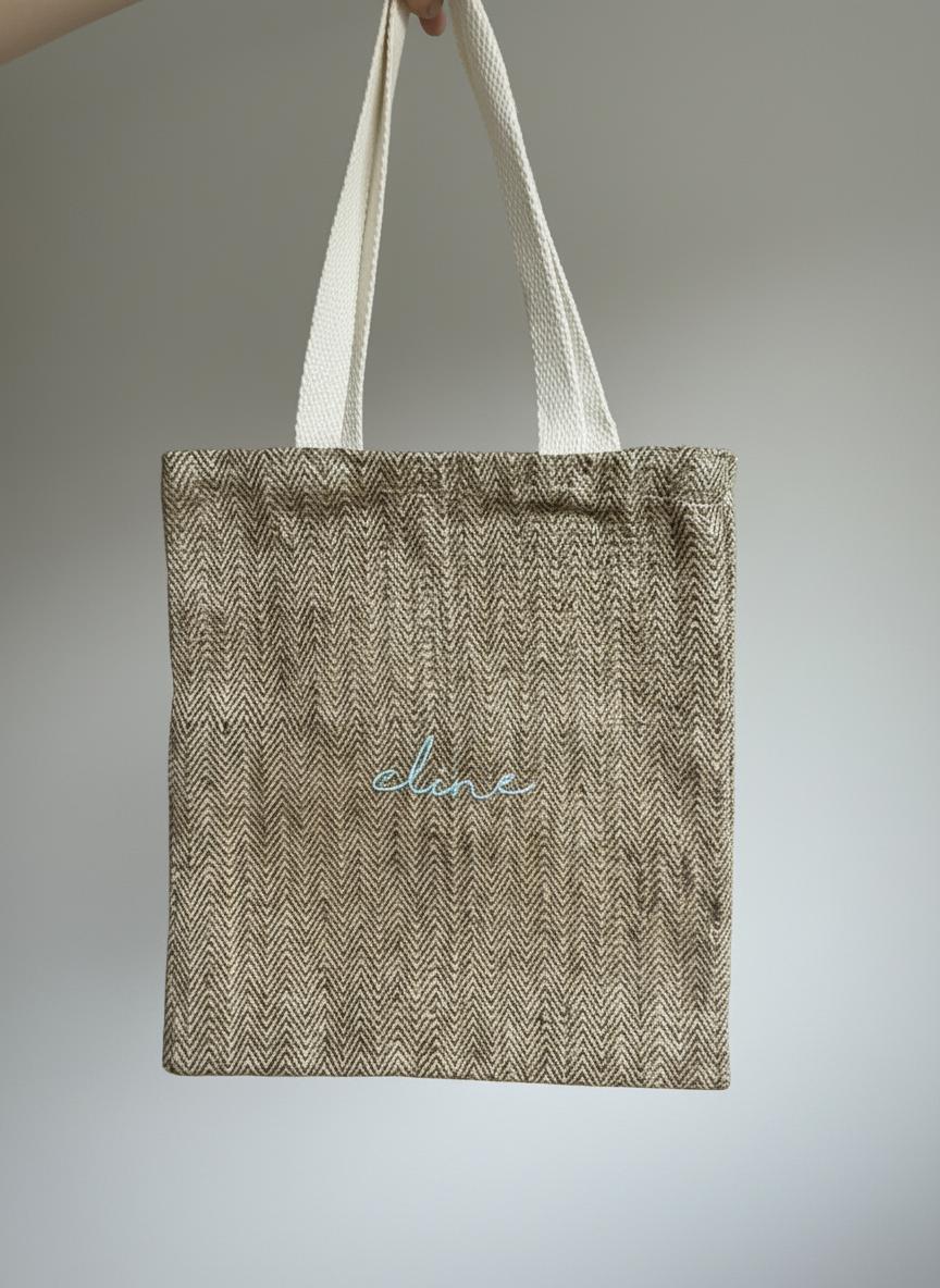 EcoLuxe Totebag - Geborduurd - Kletskop