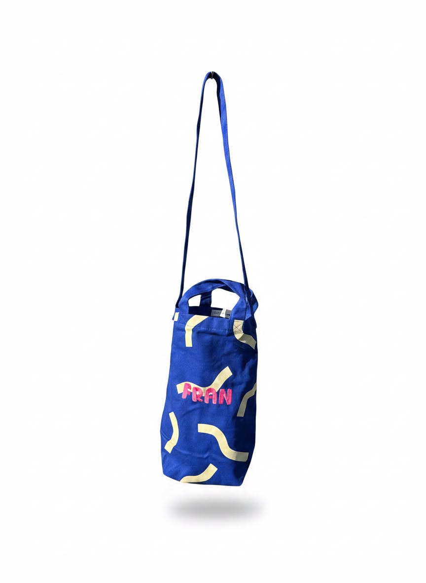 Waves Kinder Totebag - Geborduurd