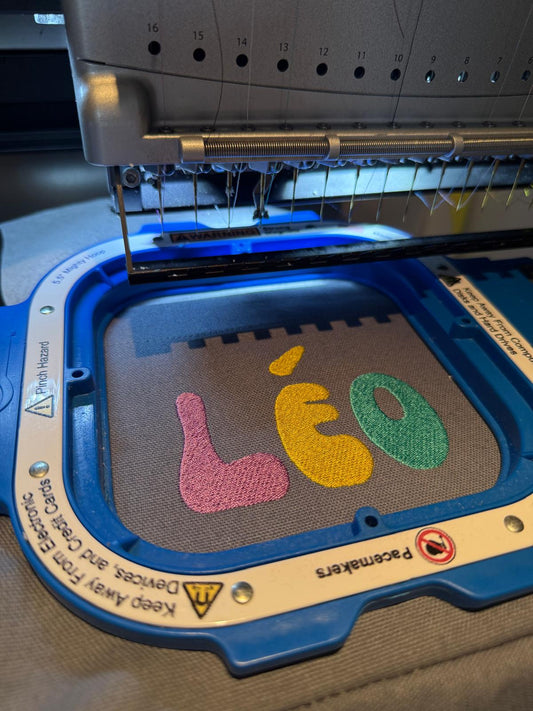 CoolCotton koelzak Geborduurd - Kleurrijke naam