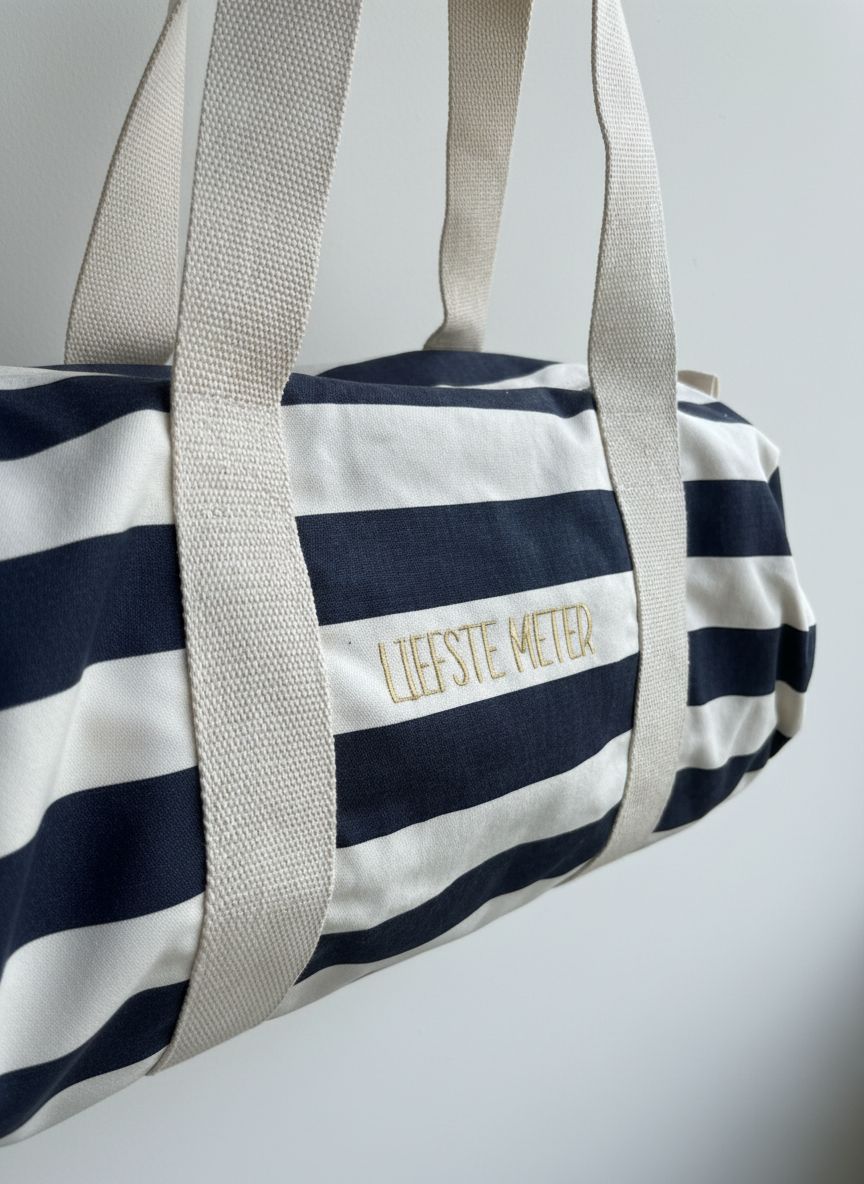 Ocean Breeze Weekendtas - Geborduurd - Kletskop