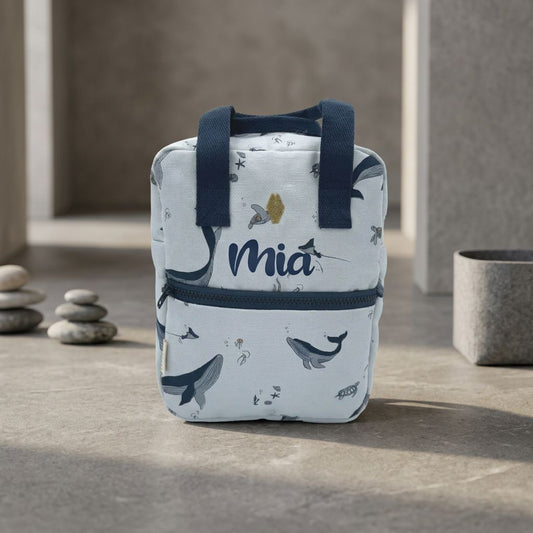 Milinane baby rugzak Marin - Geborduurd