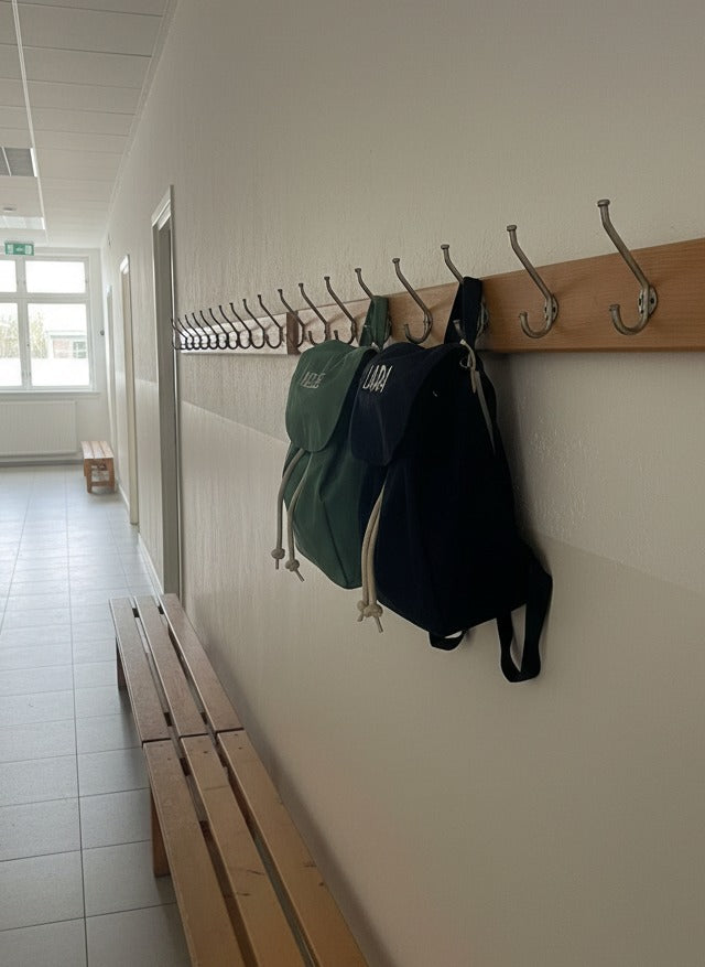 Gepersonaliseerde rugzakjes als turnzak voor een kindje op school