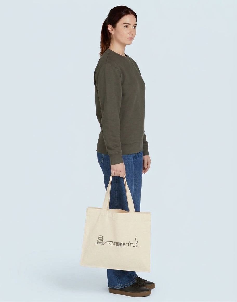 Canvas tas Antwerp skyline