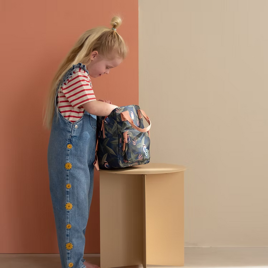 Studio Ditte Rugzak Papegaai - Geborduurd