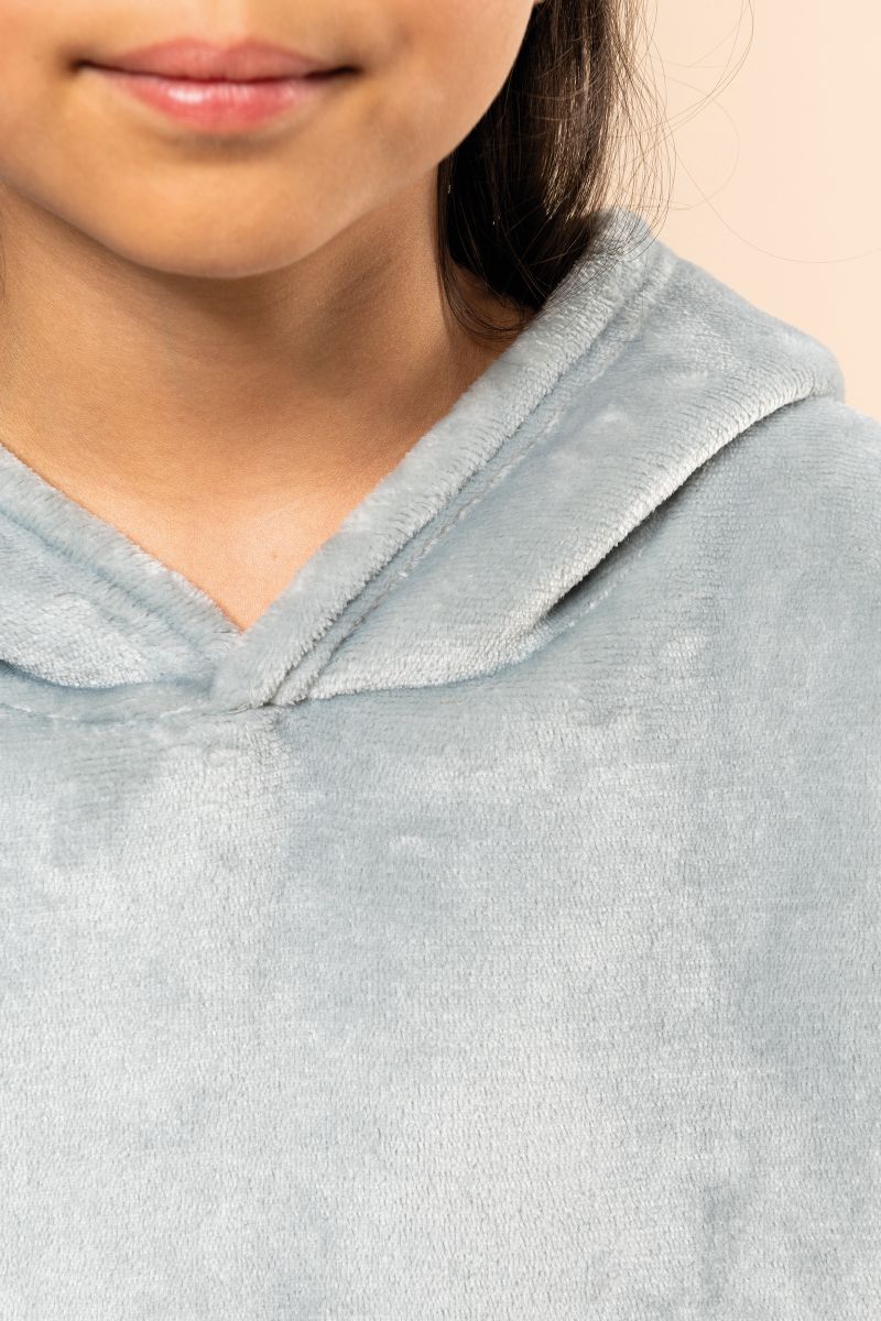 CozyCrest Poncho Kids - Geborduurd