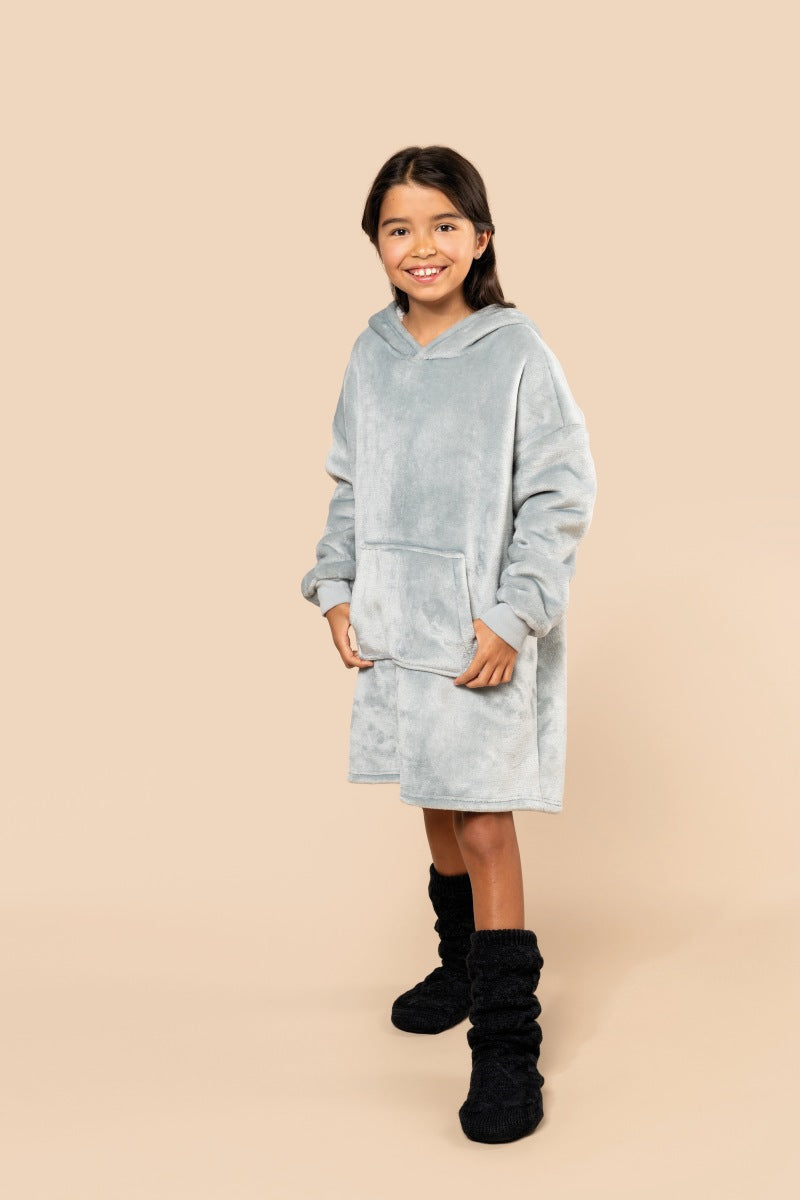 CozyCrest Poncho Kids - Geborduurd