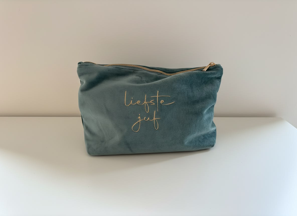 Liefste Juf - Velvet toiletzak