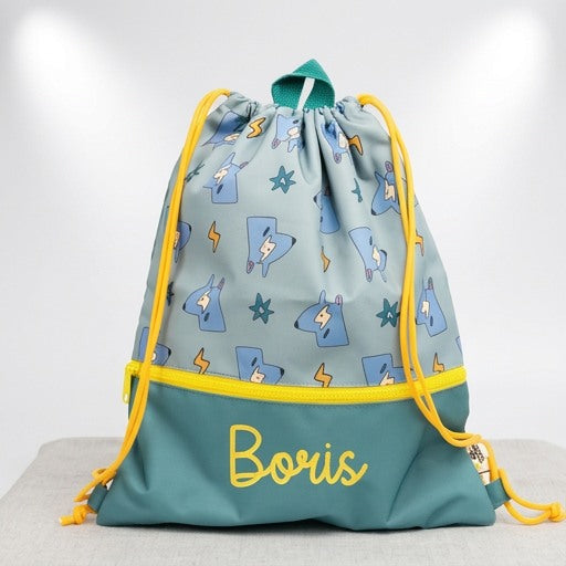 Gepersonaliseerd Turnzakje The Cotton Cloud - Funky Dogs - Kletskop