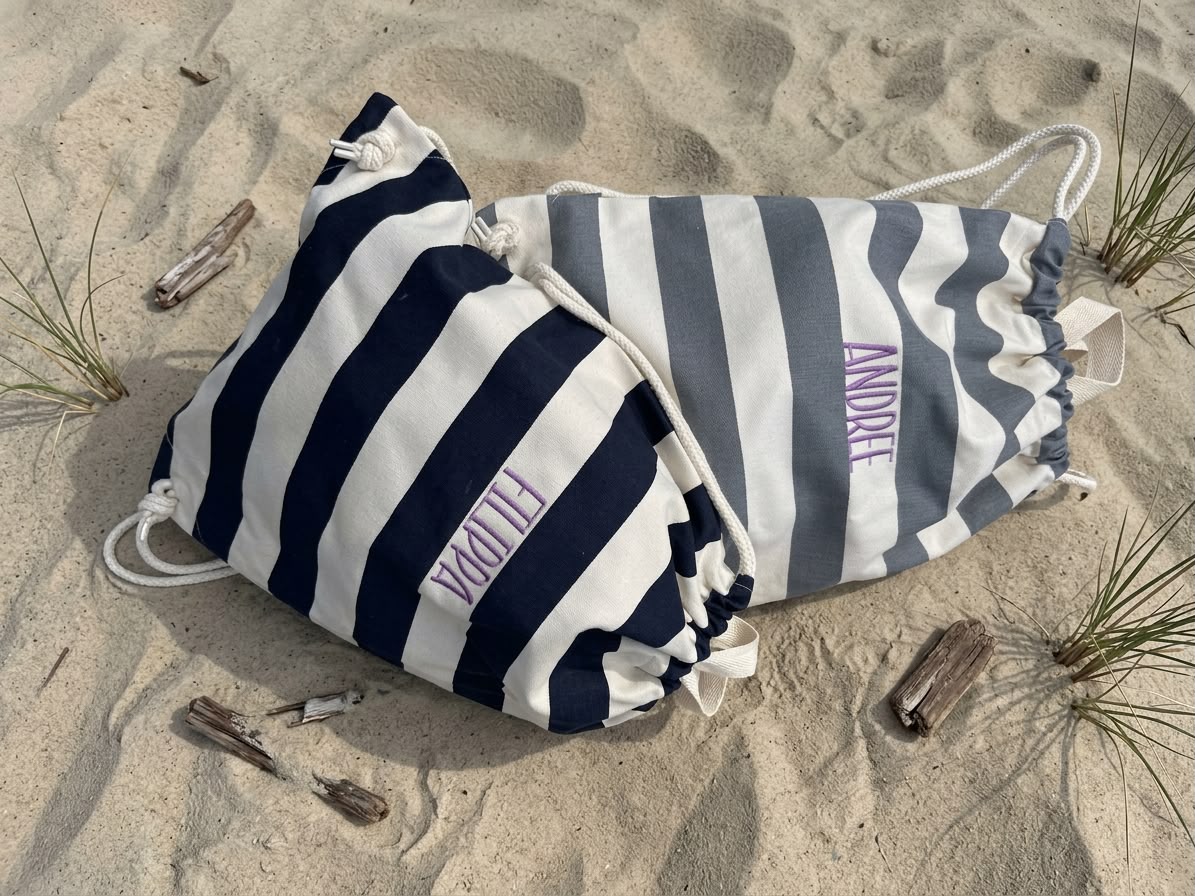 Ocean Breeze Gymzak - Geborduurd - Kletskop