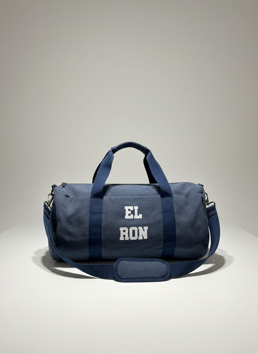 Vintage weekender - Geborduurd - Kletskop