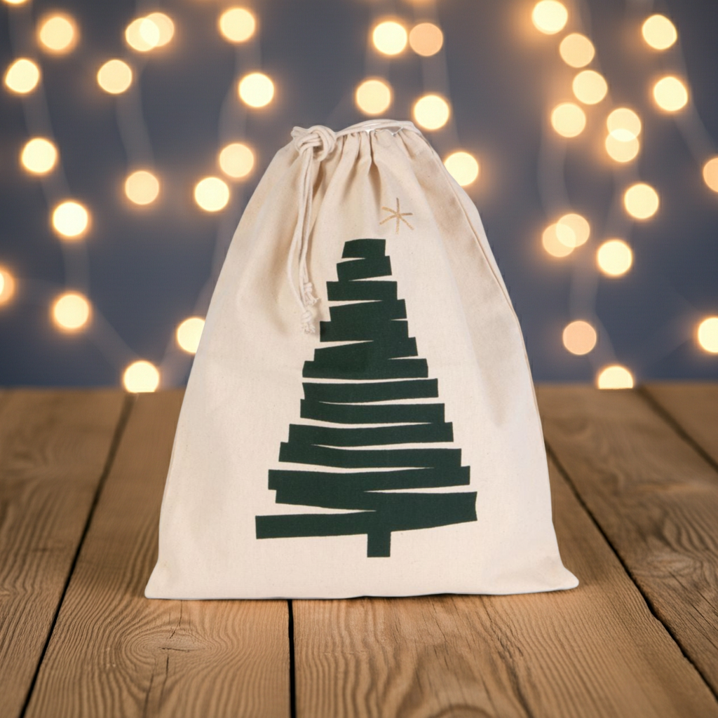 Gepersonaliseerde Kerst zak met namen