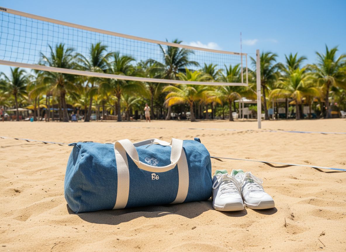 Gepersonaliseerde Jeans Sporttas - Volleybal