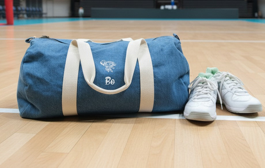 Gepersonaliseerde Jeans Sporttas - Volleybal