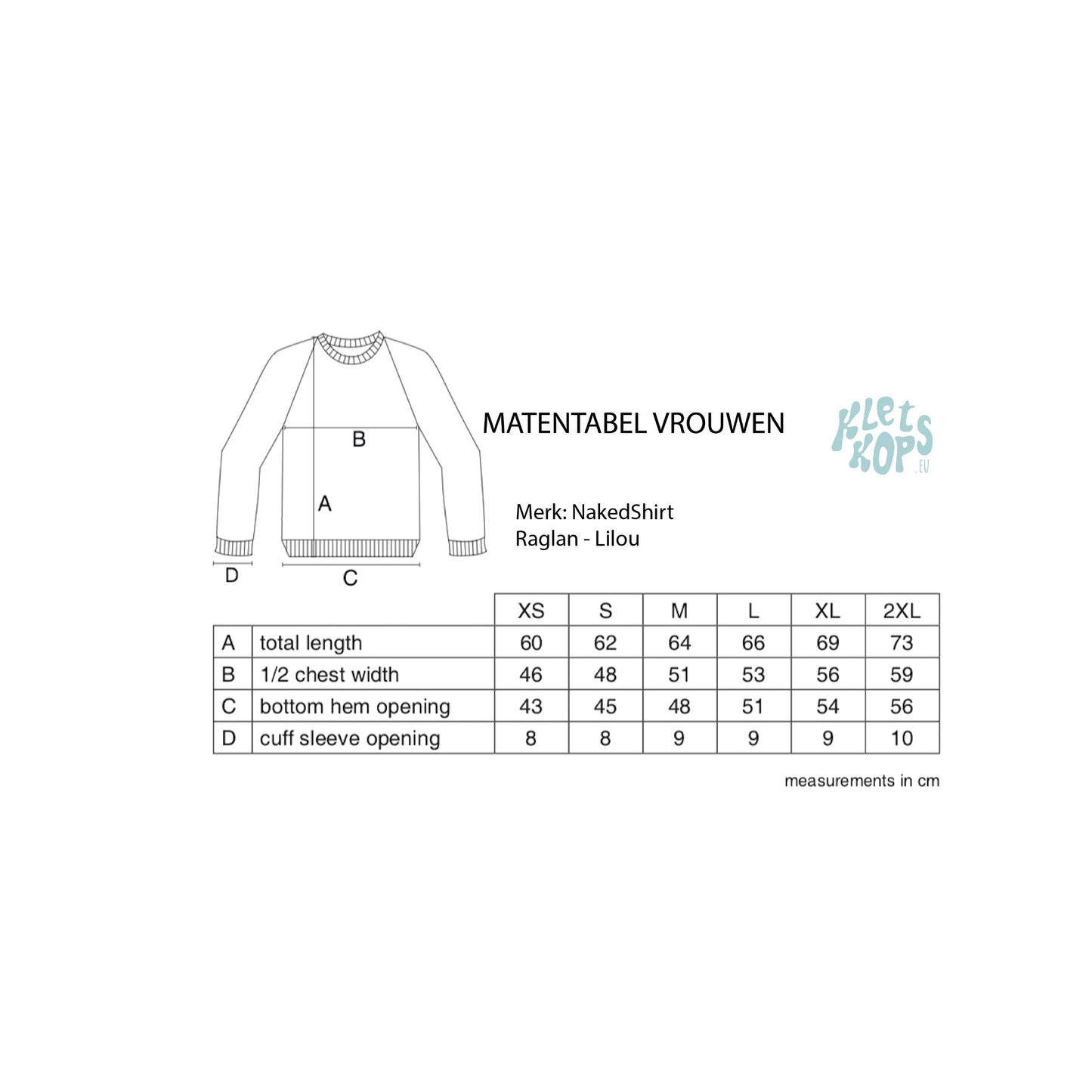 Raglan sweater vrouw - Geborduurd