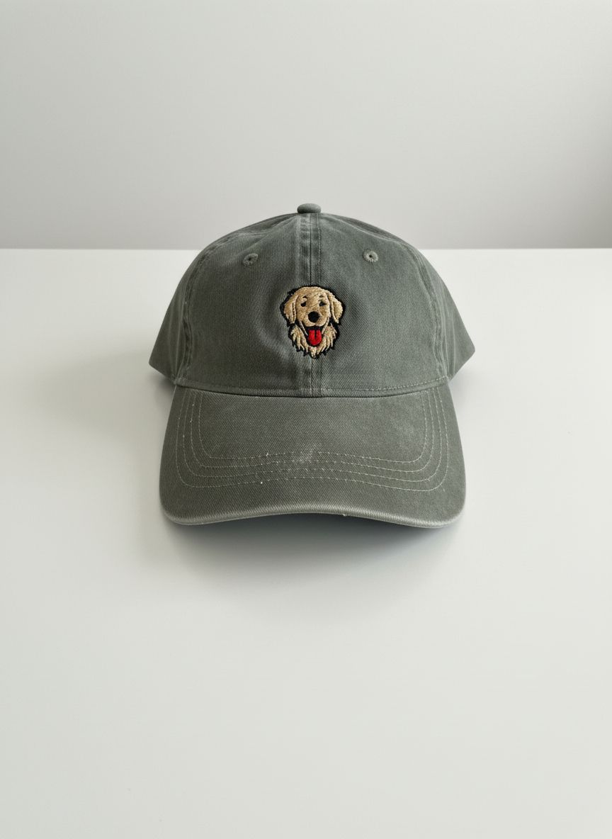 Vintage Cap - Geborduurd - Kletskop