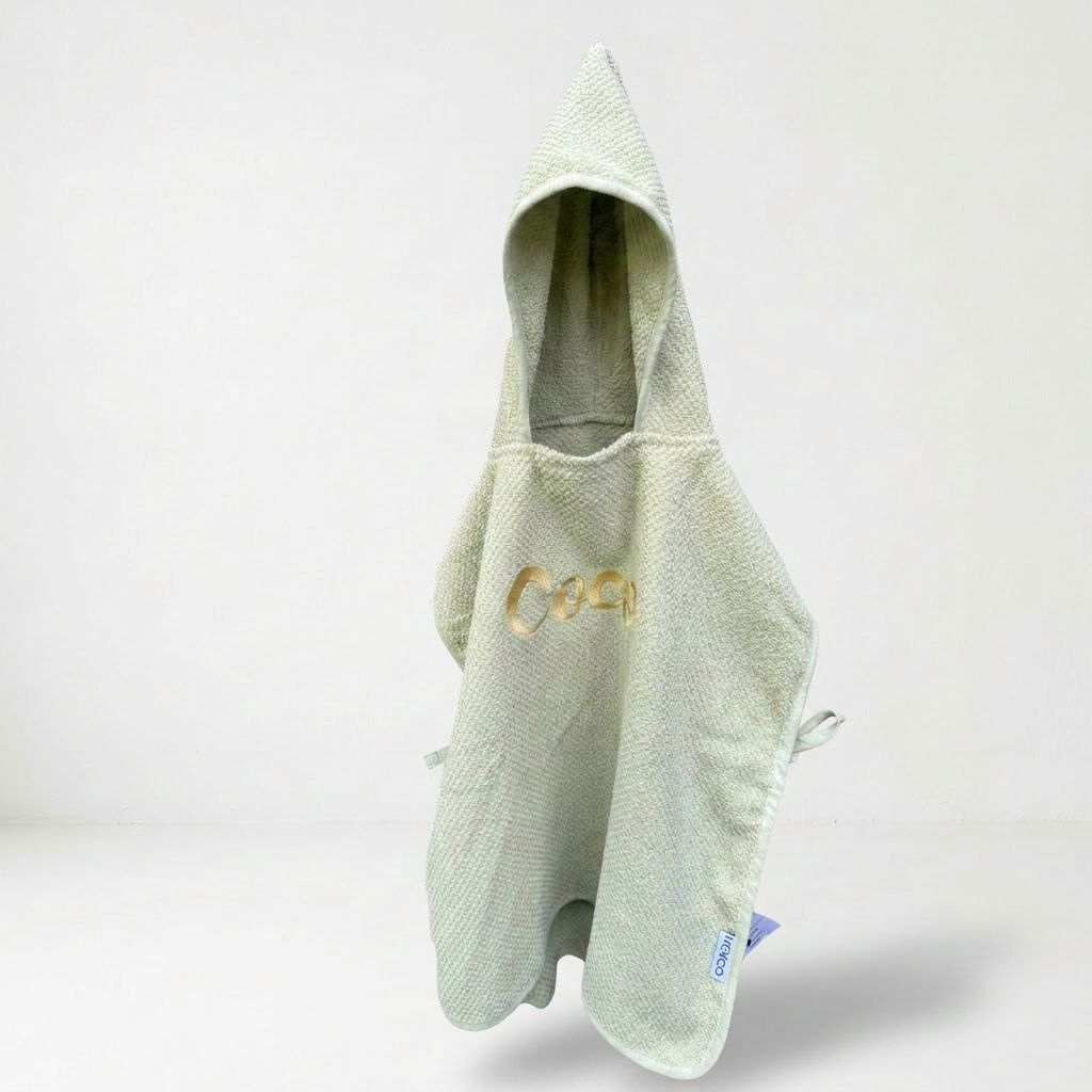 Badponcho op naam - Natural - Kletskop