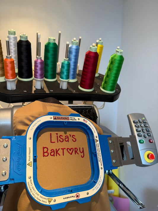 Keukenschort - Geborduurd - Kletskop