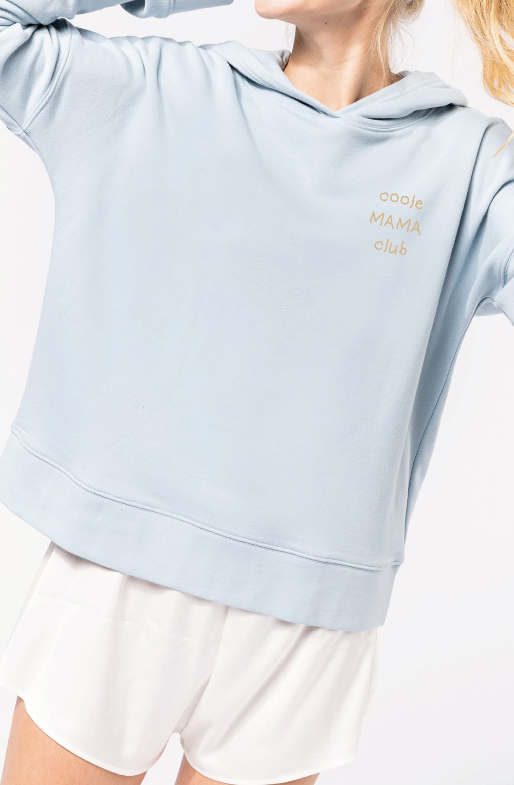 Coole Mama club oversized sweater met kap