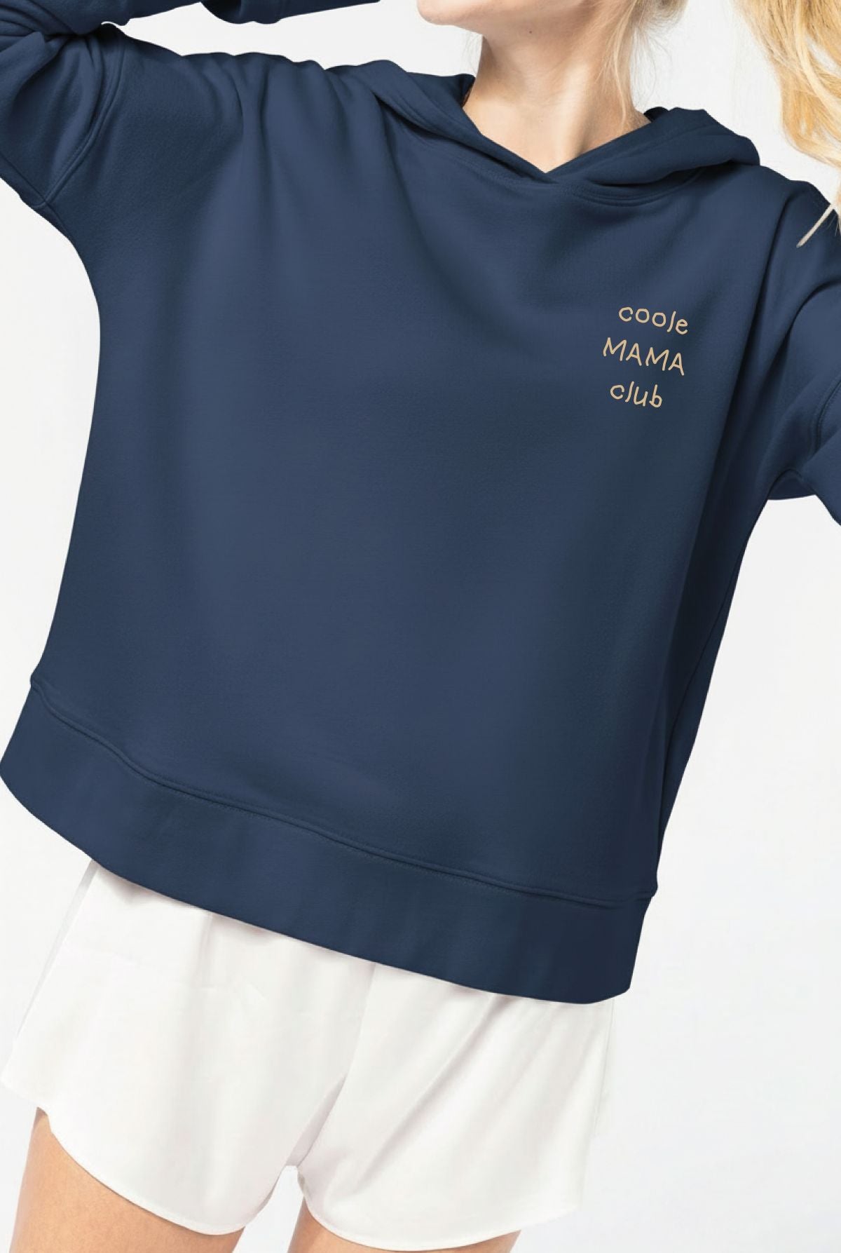 Coole Mama club oversized sweater met kap