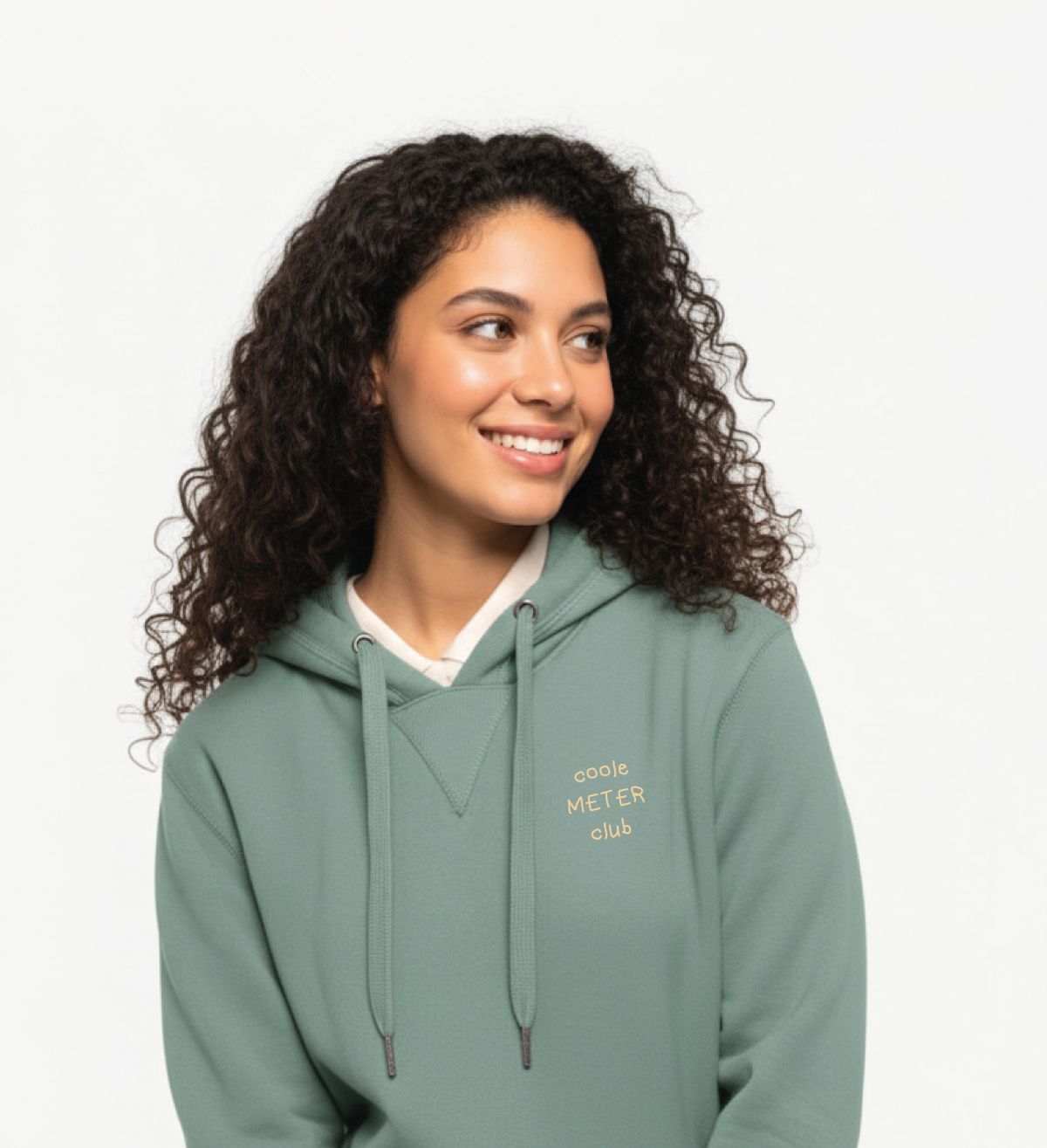 Coole Meter club oversized sweater met kap