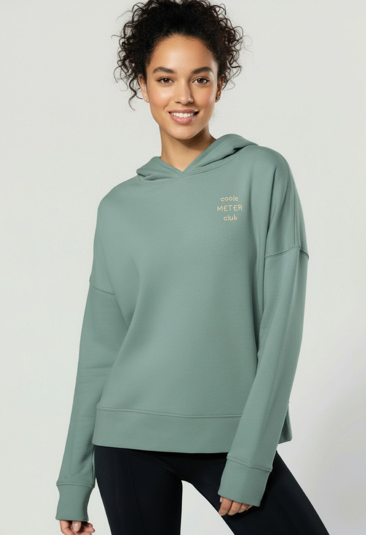 Coole Meter club oversized sweater met kap