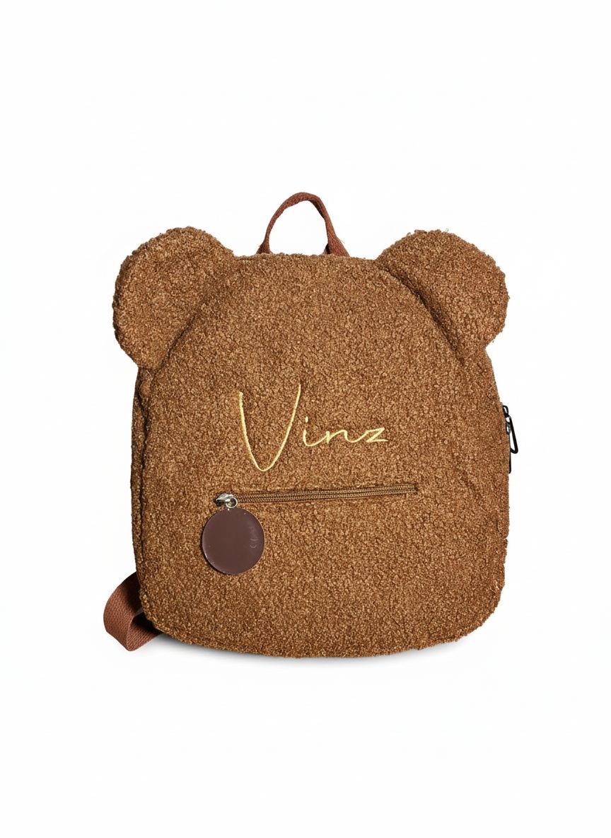 Teddy rugzakje - Geborduurd