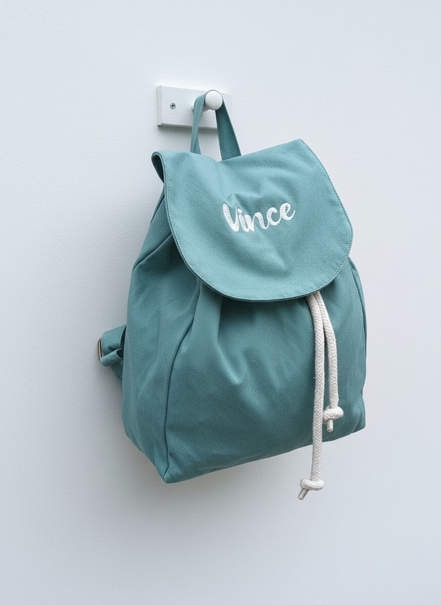 Stoer rugzakje voor kind of tiener geborduurd met naam of tekst