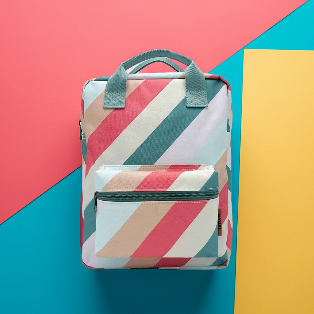 Colorblock rugzakje Medium - Geborduurd