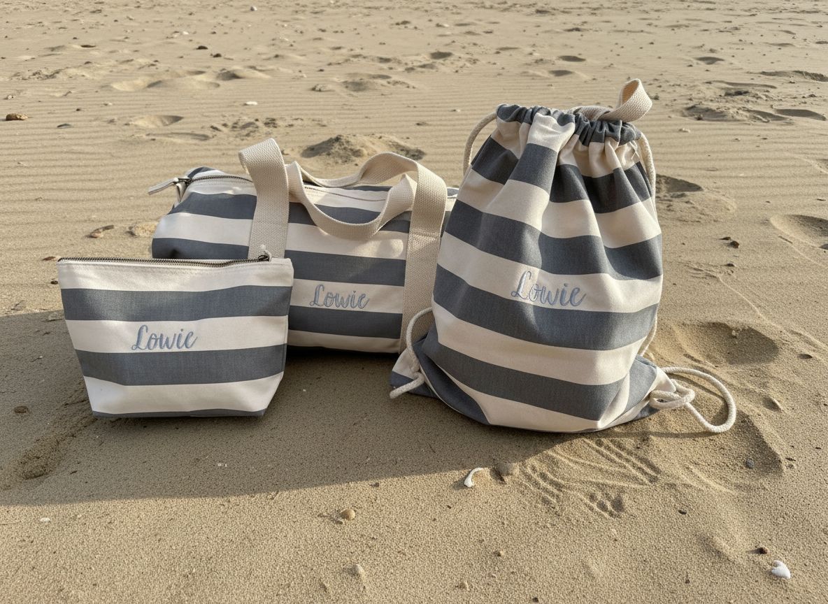 Ocean Breeze Weekendtas - Geborduurd - Kletskop