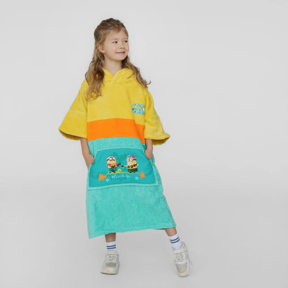 Minion Poncho Kind - Gepersonaliseerd