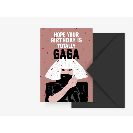 Wenskaart - Gaga birthday - Kletskop