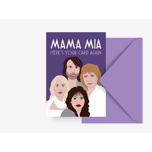 Wenskaart - Mama mia - Kletskop