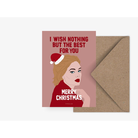 Wenskaart - Wish nothing but the best for you - Kletskop