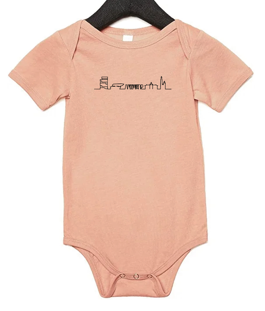 Newborn Romper Skyline Antwerpen - Kletskop